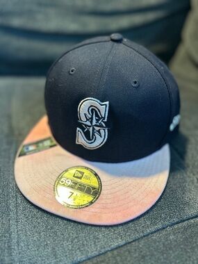 New Era 59FIFTY Seattle Mariners Mother’s Day On-Field Fitted Hat 7 1/8 Pin READ